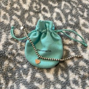 Tiffany & Co pink heart bracelet